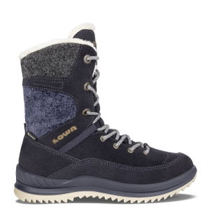 Lowa Winterstiefel Bianca GTX (Veloursleder, wasserdicht) navyblau Kids